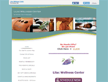 Tablet Screenshot of lilacwellnesscenter.com